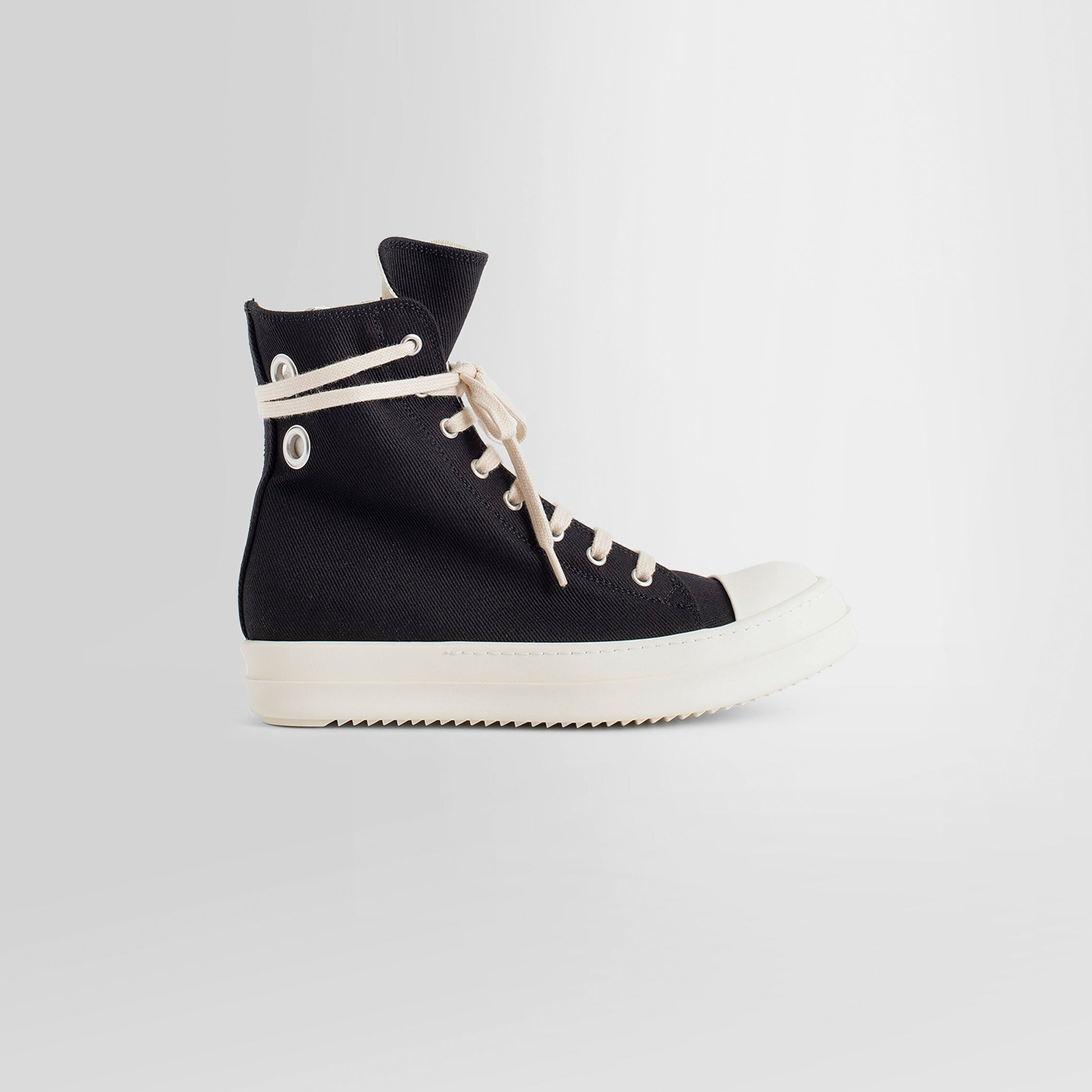 RICK OWENS WOMAN BLACK SNEAKERS - 7