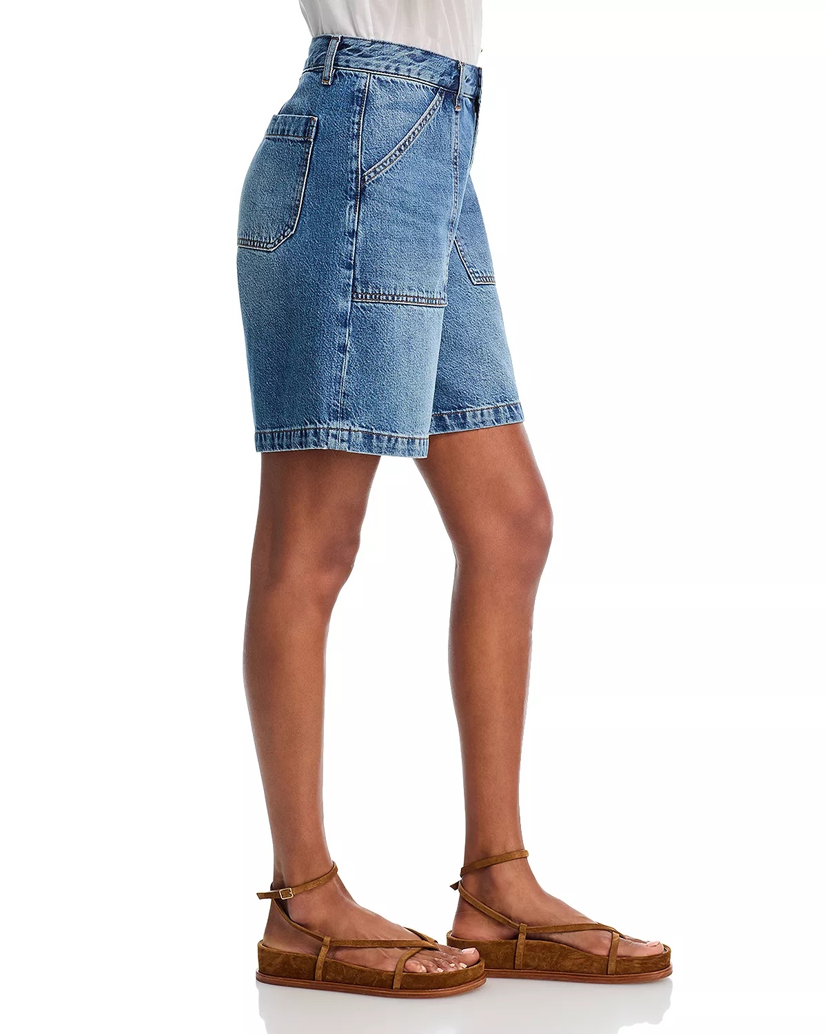 The Utility Denim Shorts - 4