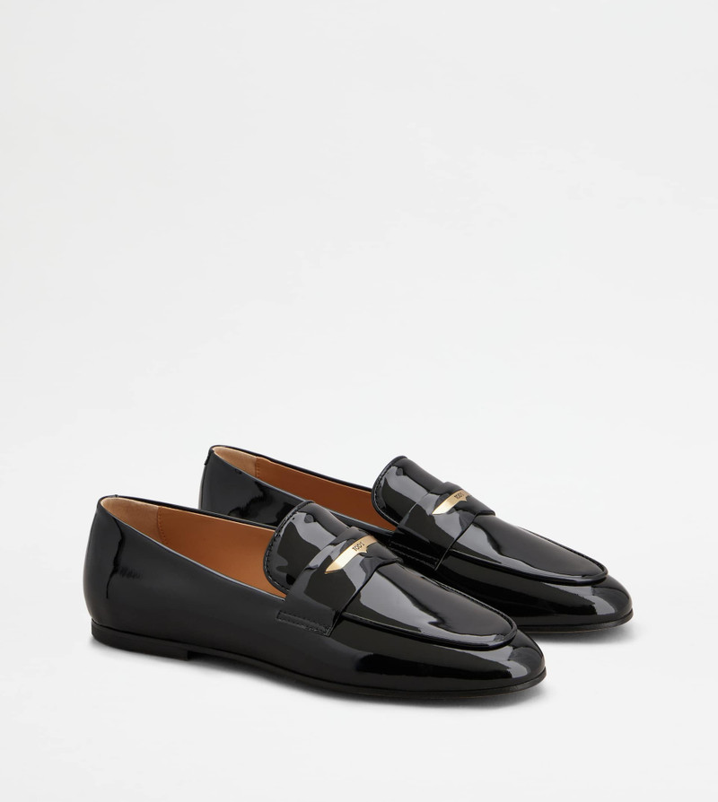 LOAFERS IN PATENT LEATHER - BLACK 2