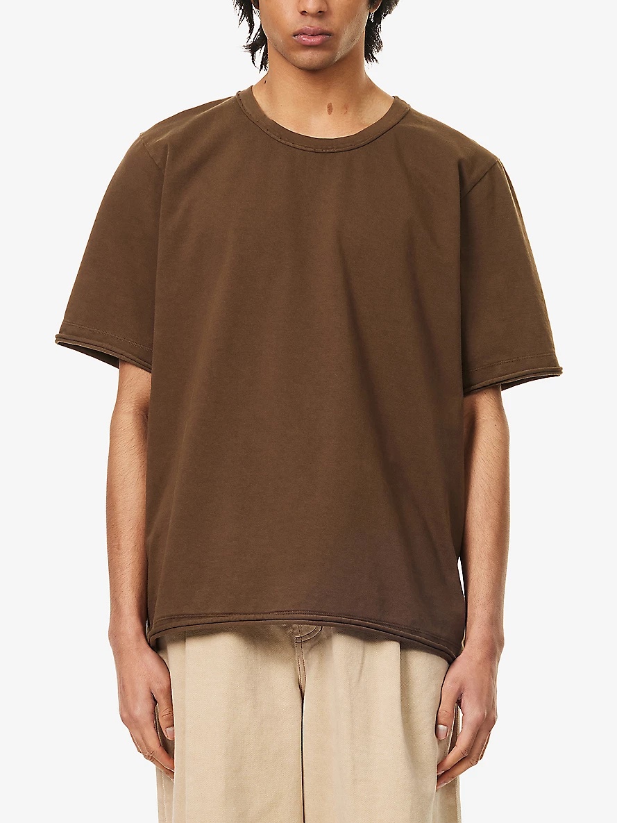 Logo-Print Crewneck Cotton T-Shirt - 3