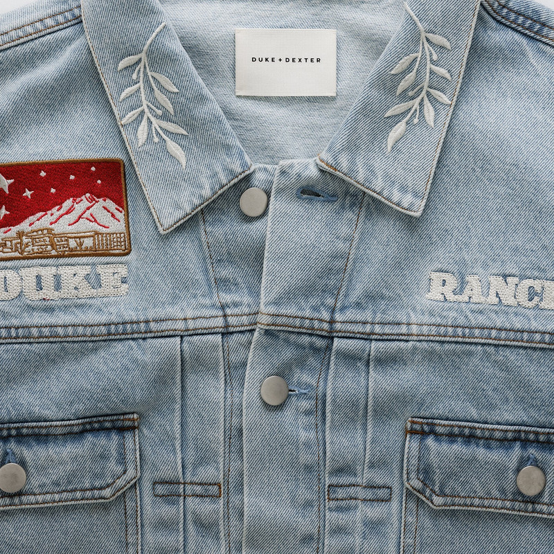 Duke Ranch Wreath Denim Jacket 4