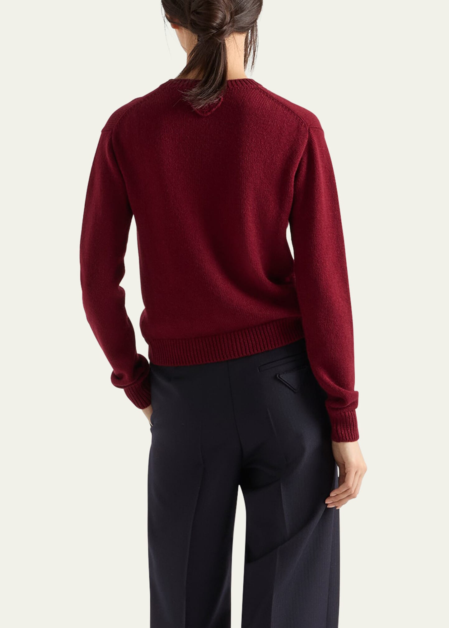 Cashmere Crewneck Cardigan - 3