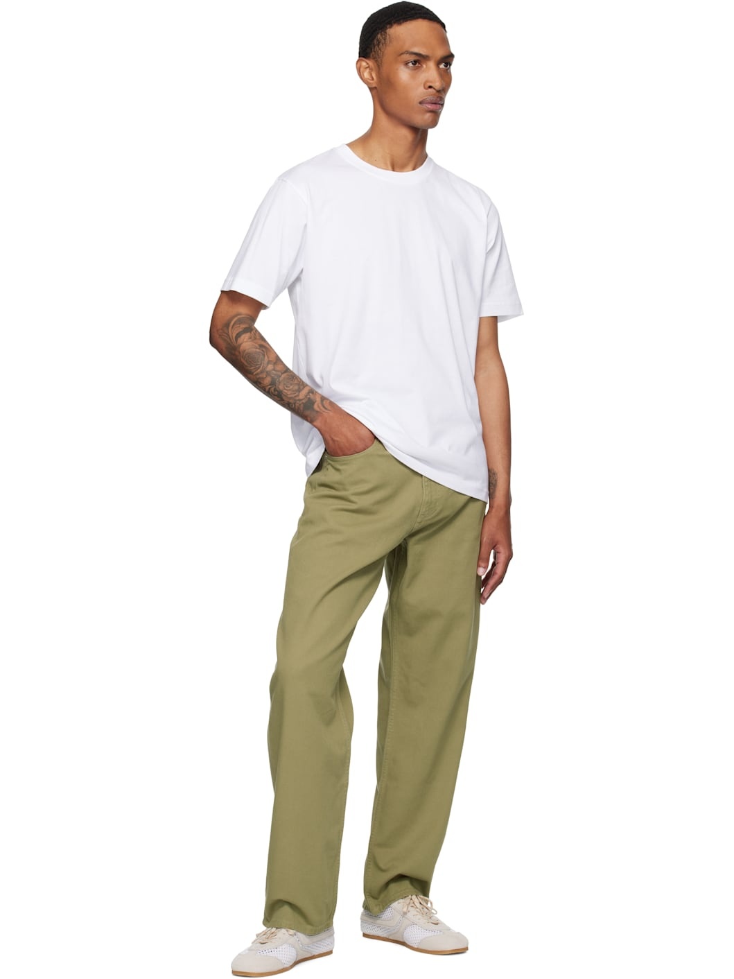 White 'Norse' Standard T-shirt - 4
