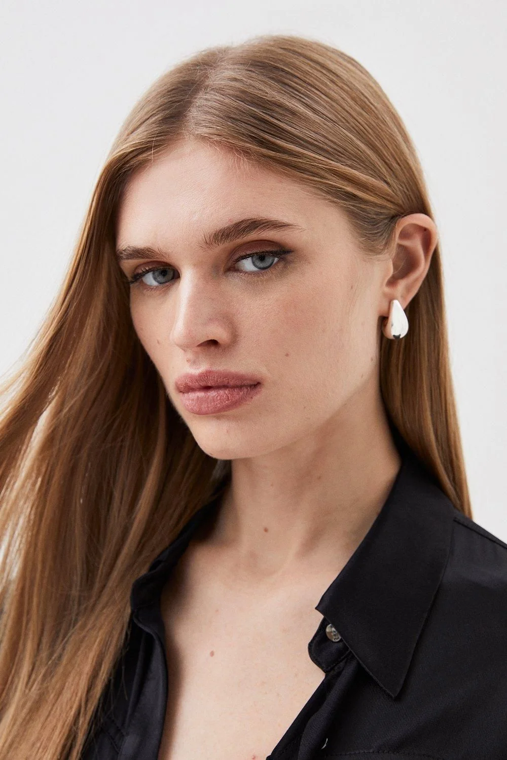 Round Drop Earrings - 1