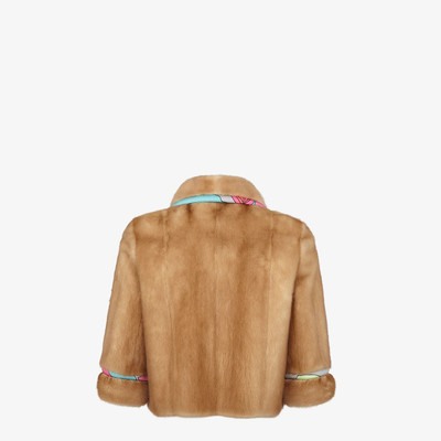 FENDI Mink and floral Lycra® jacket outlook