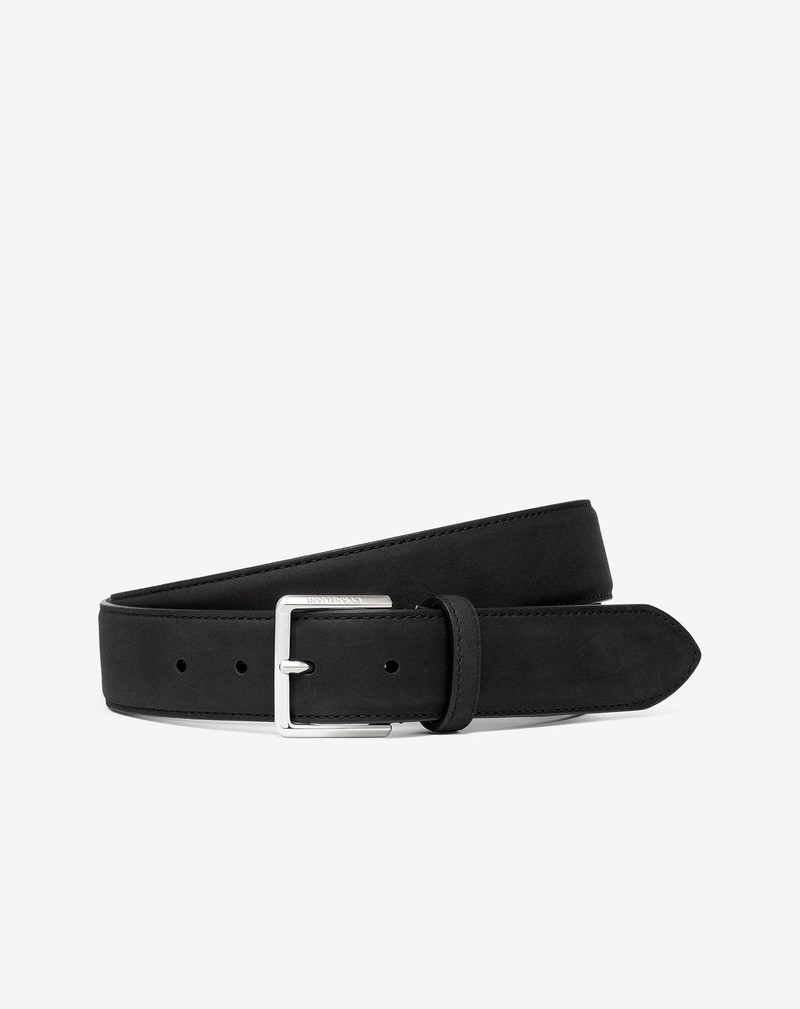 Black nabuk belt 1