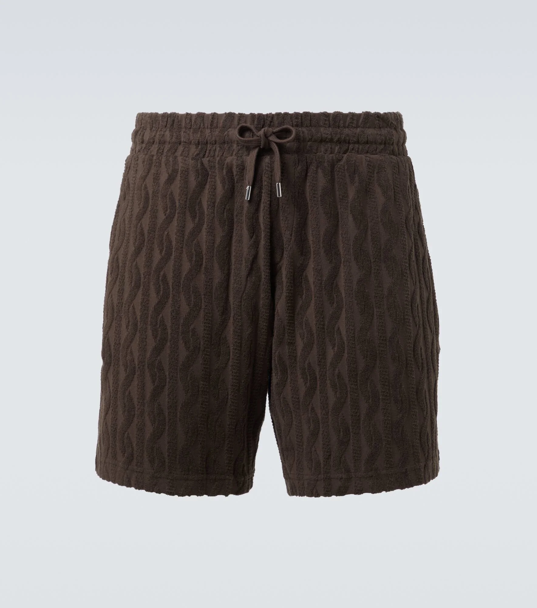 Augusto cotton jacquard shorts - 1