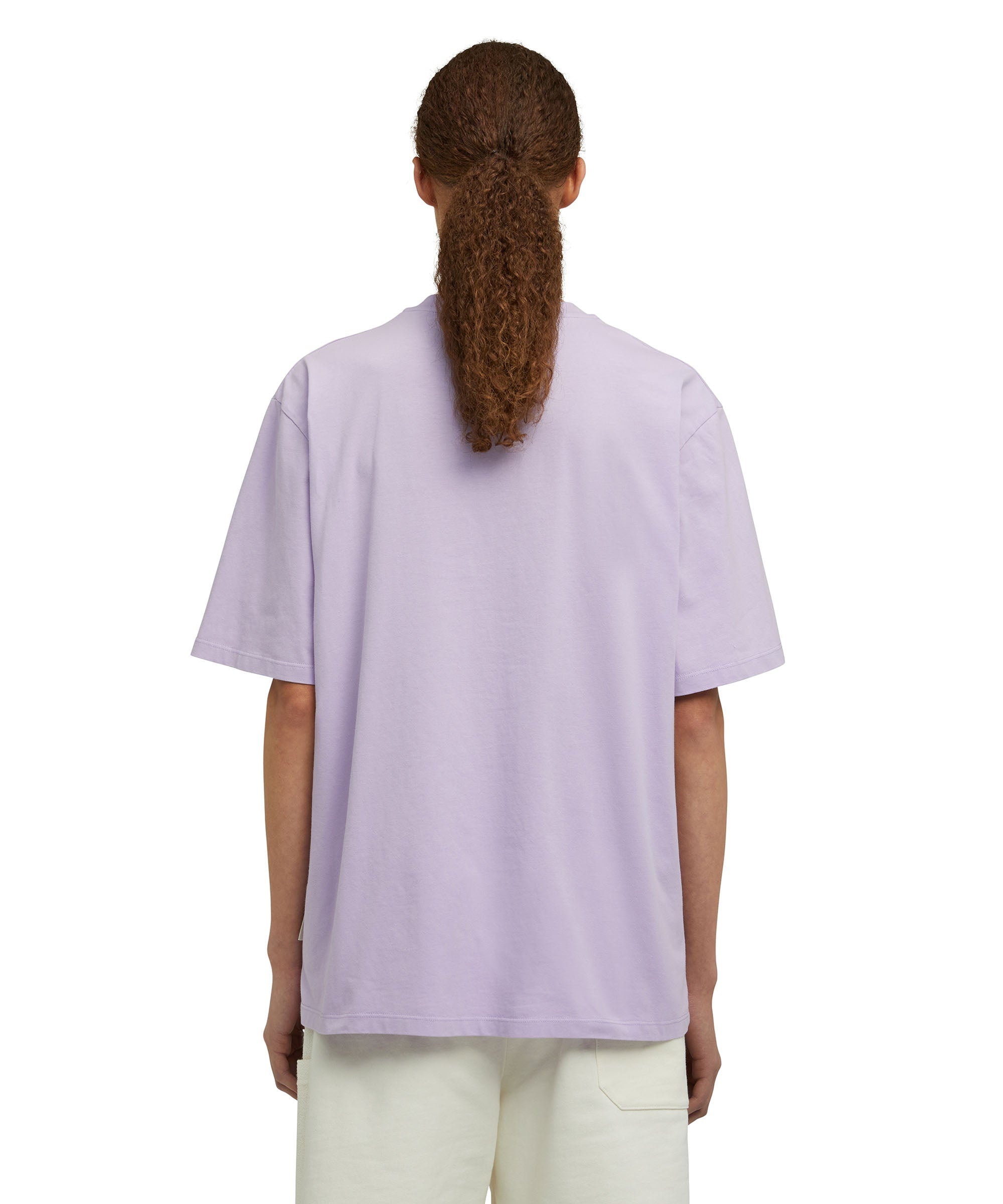 Organic cotton crewneck t-shirt from the MSGM Fantastic Green Capsule - 8