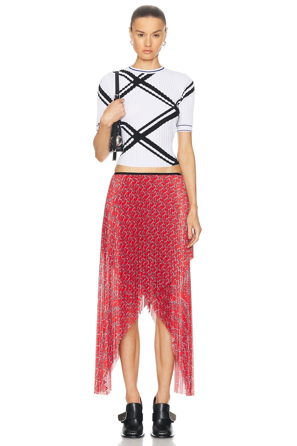 Pleated Midi Skirt - 4