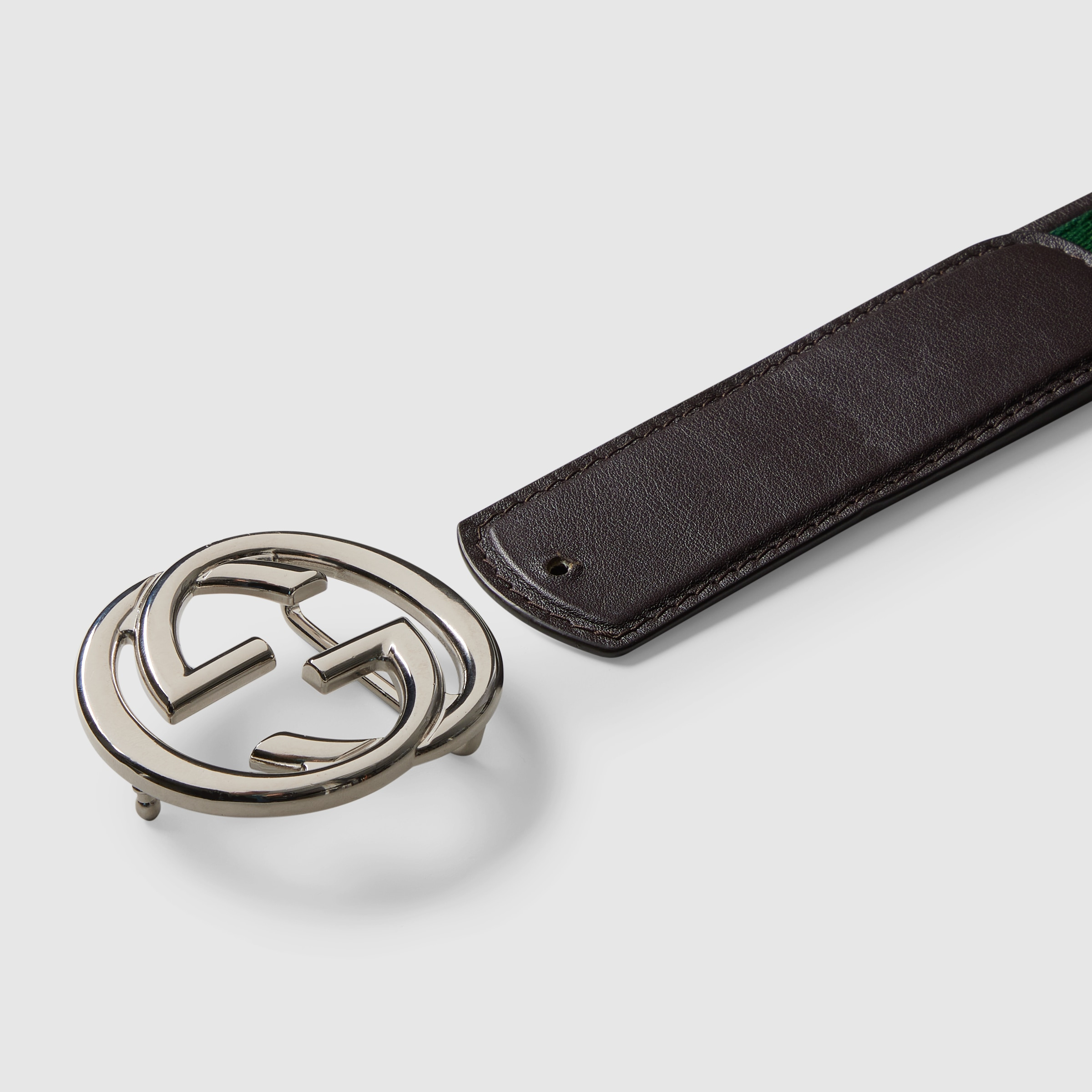Reversible belt with Interlocking G buckle - 5