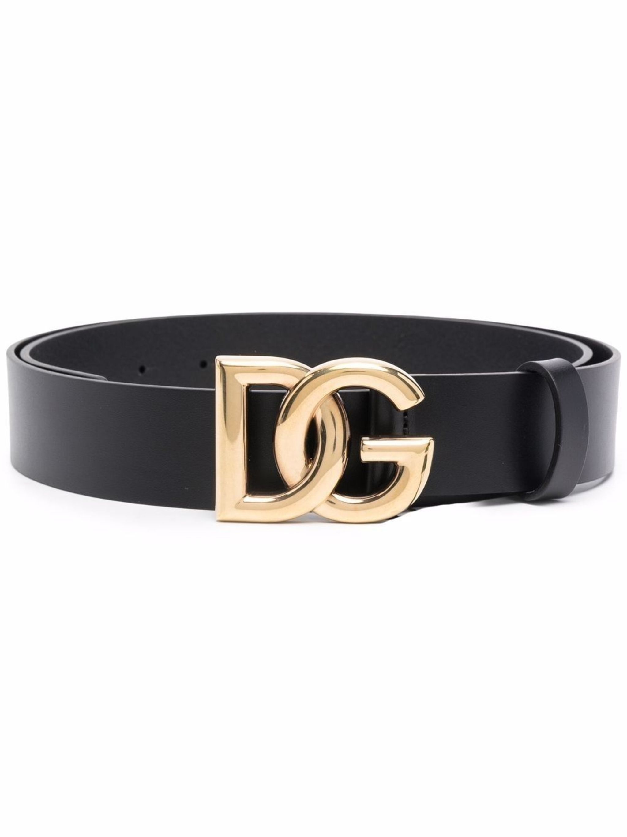 DG-logo leather belt - 1