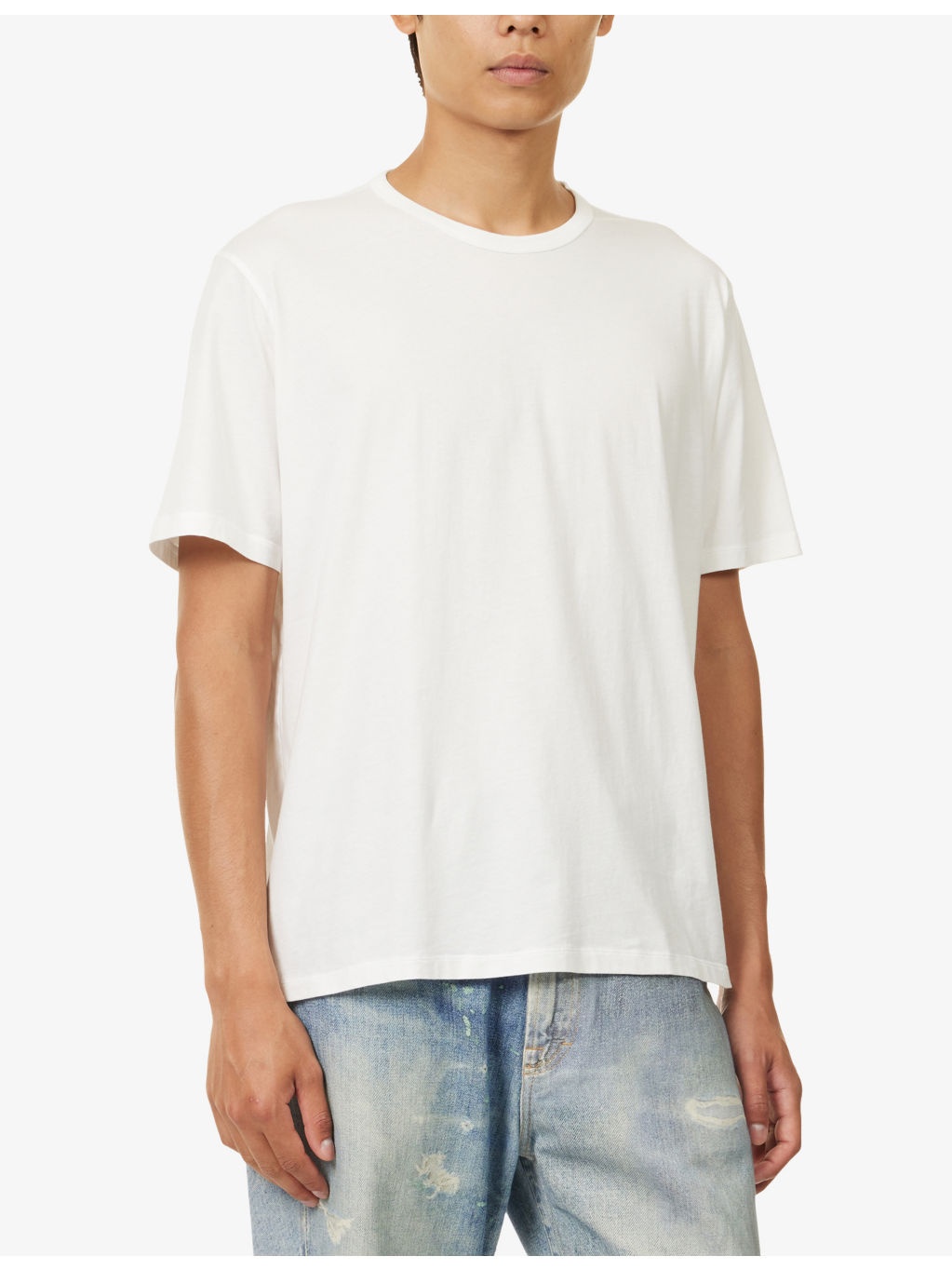New Box Crewneck Cotton-Jersey T-Shirt - 3