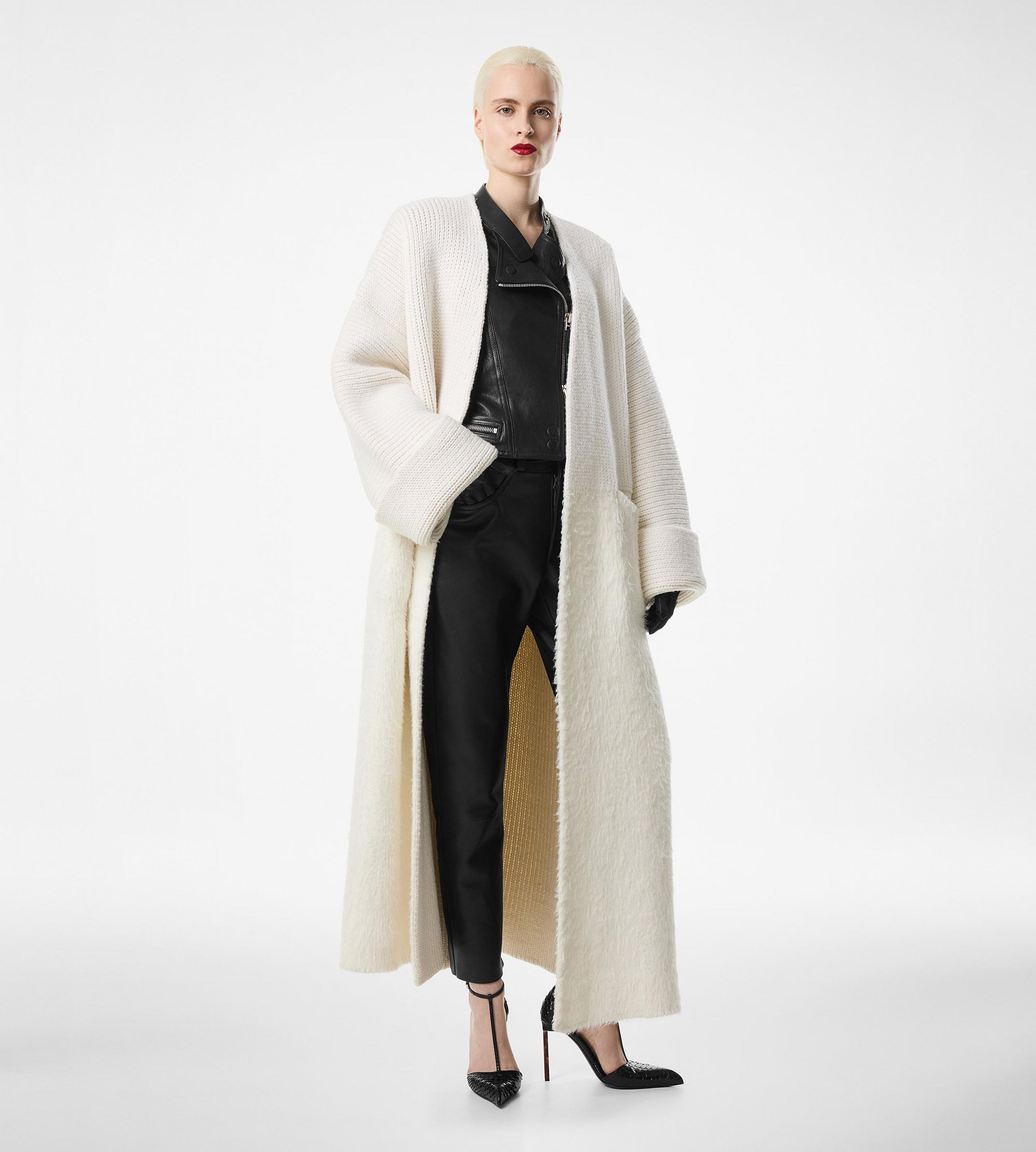 SCULPTURAL MAXI COAT - 3