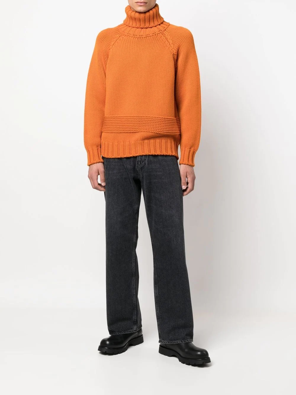 roll-neck wool jumper - 2