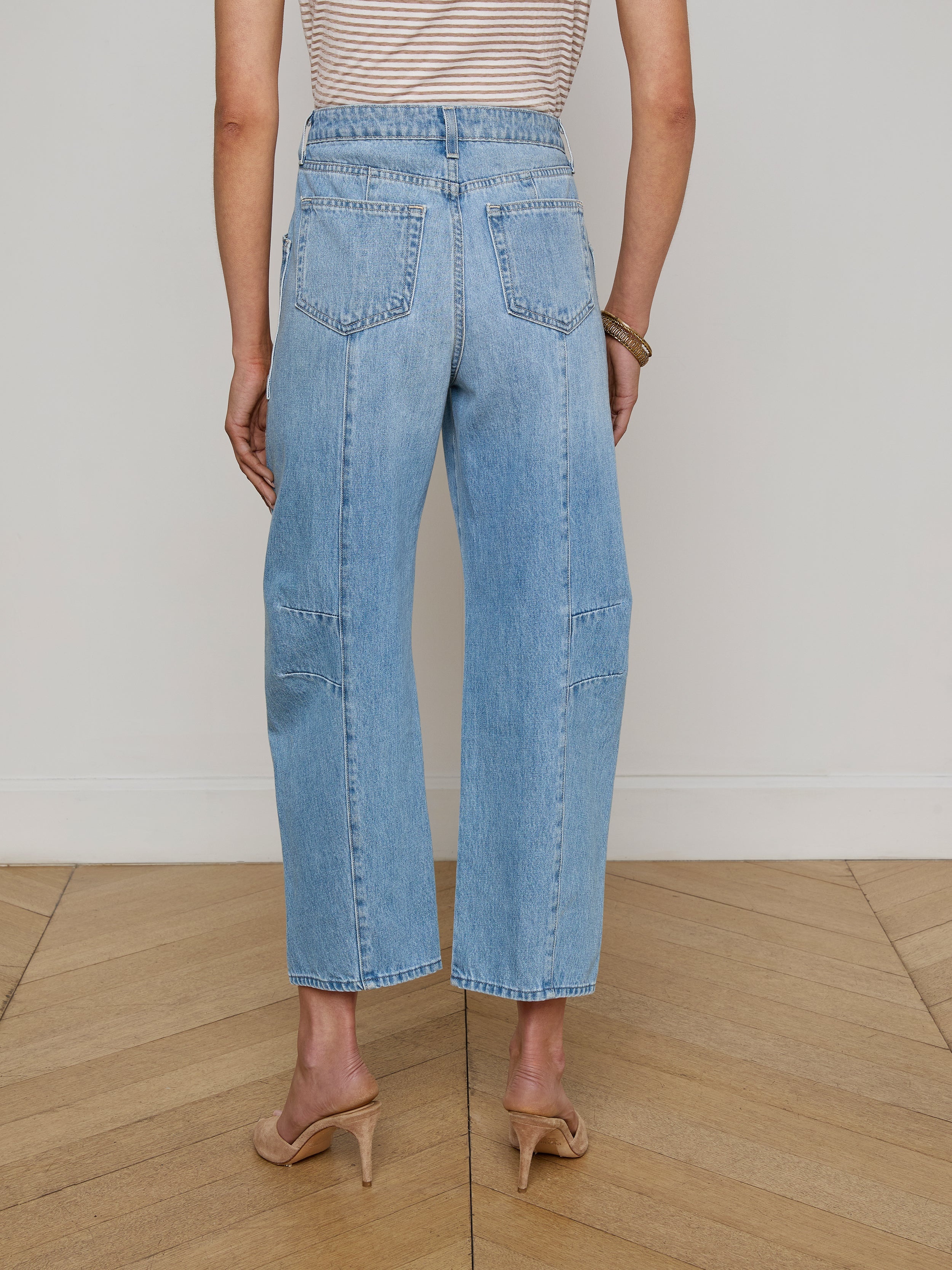 Cody Cropped Barrel-Leg Jean - 5