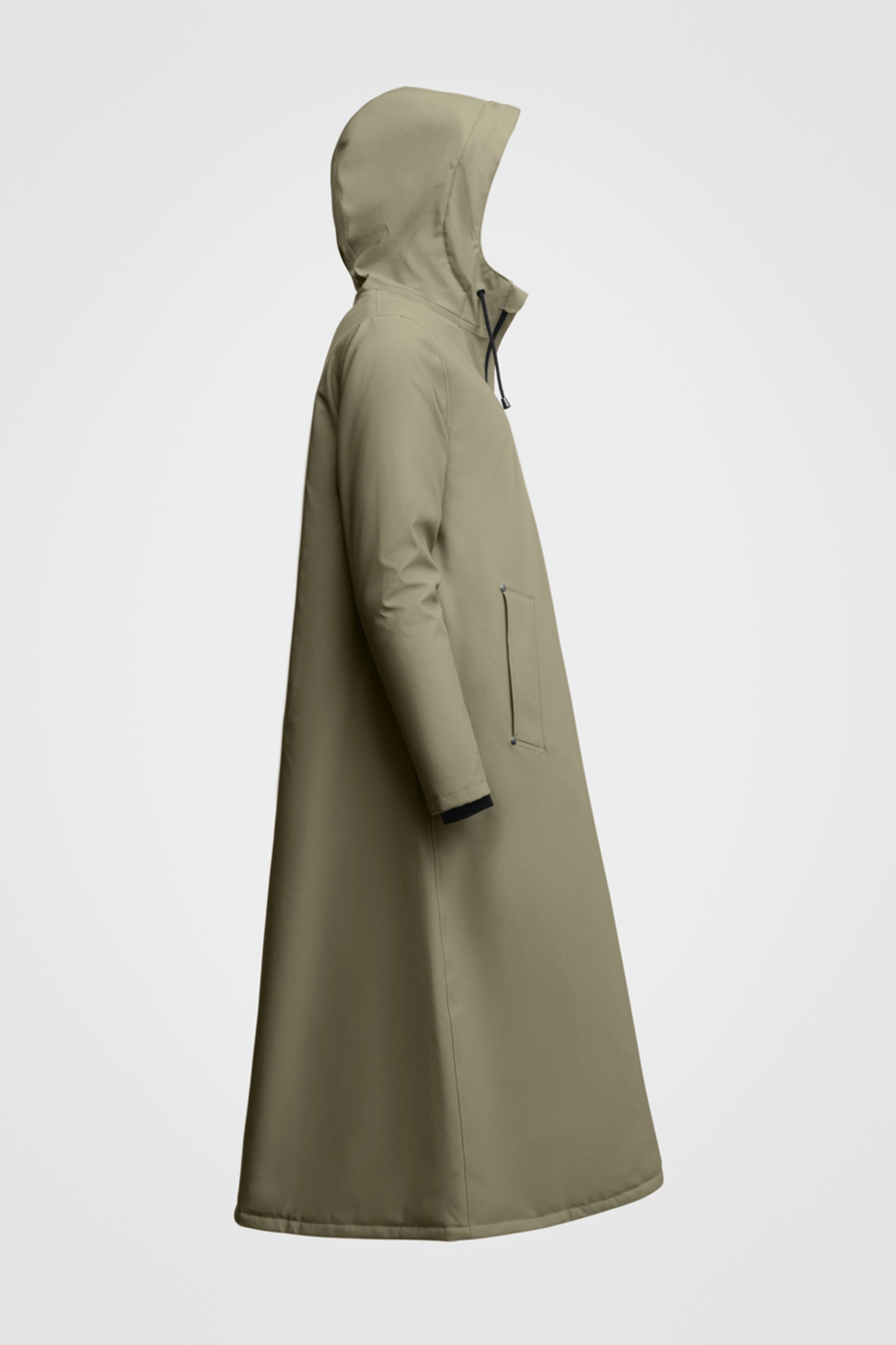 Mosebacke Long Winter Raincoat Aloe - 5