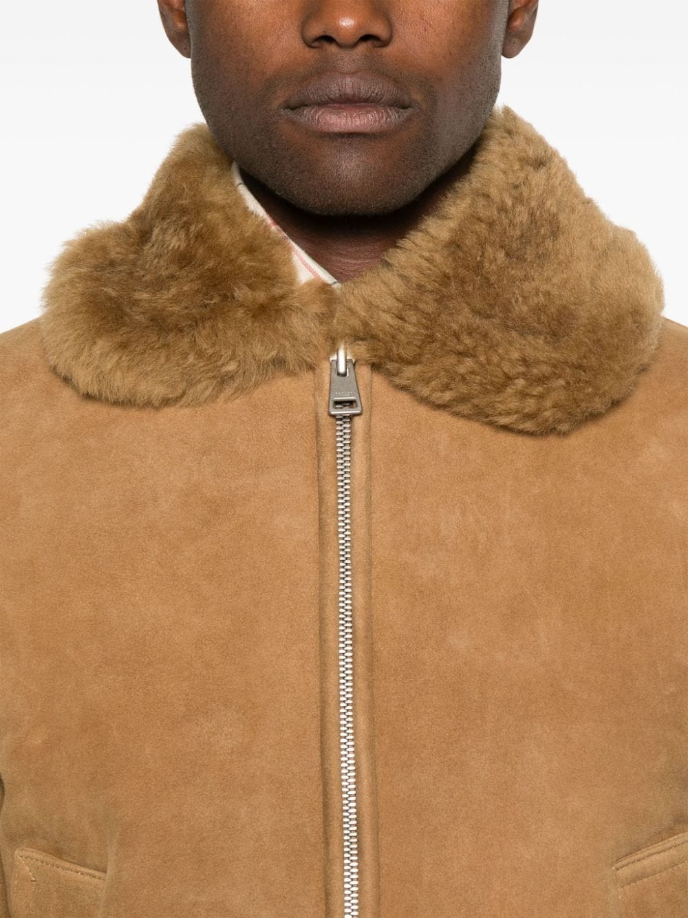 suede bomber jacket - 5