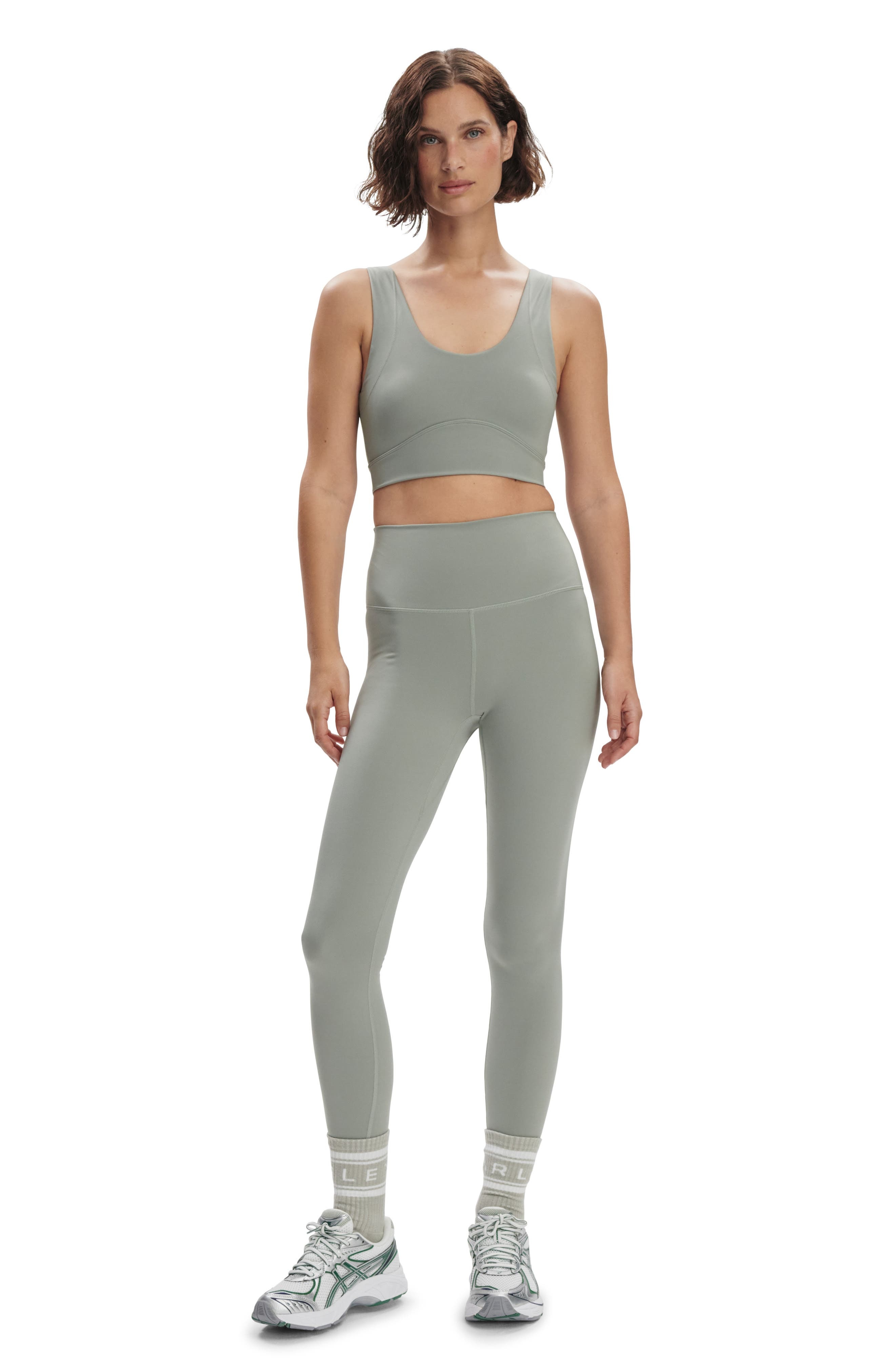 Varley Essi Freesoft Longline Sports Bra in Shadow at Nordstrom - 4