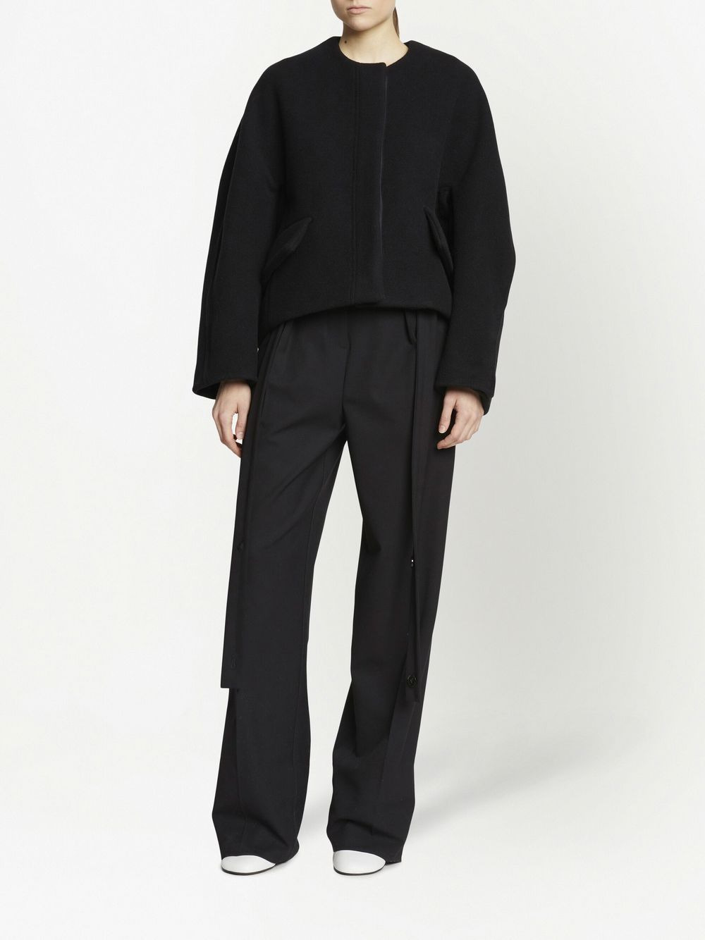 Melton wool boxy jacket - 2