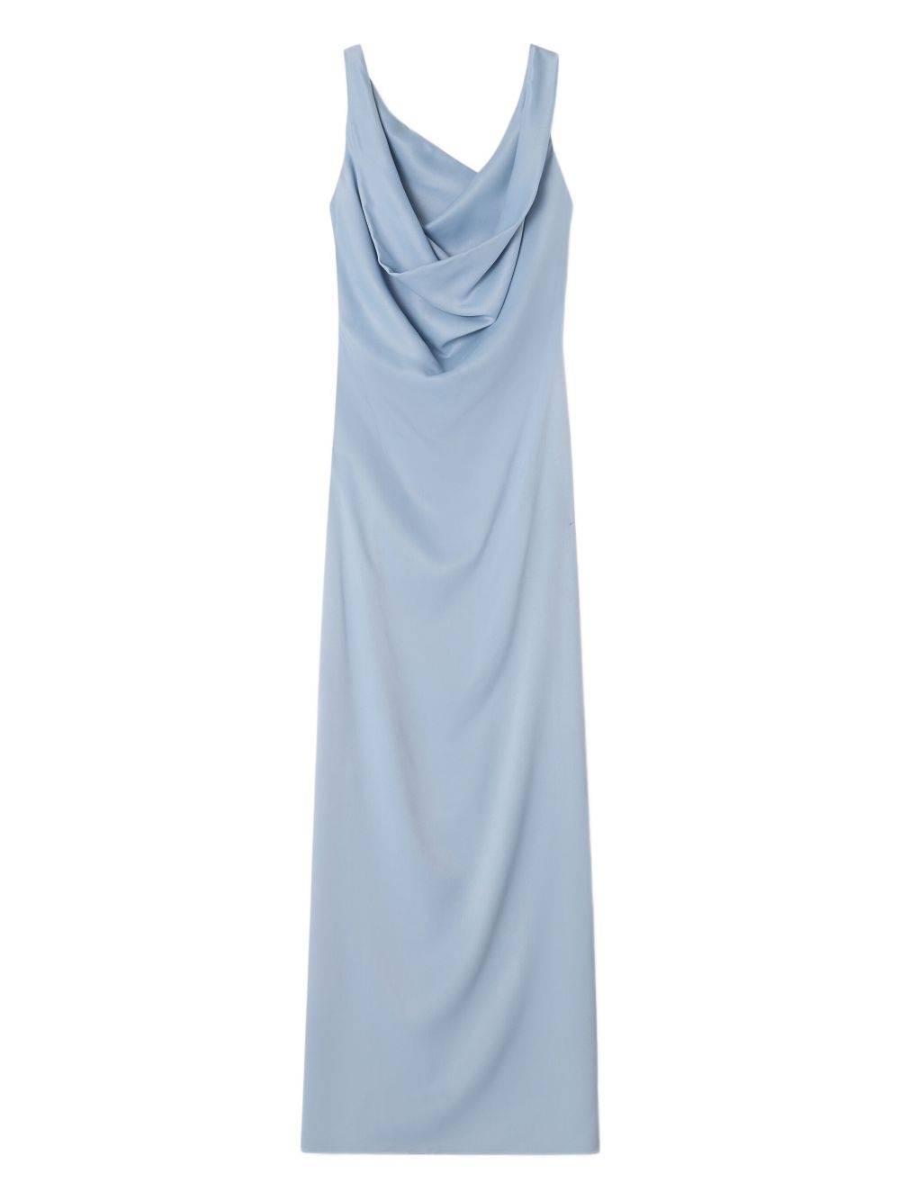 draped maxi dress - 6