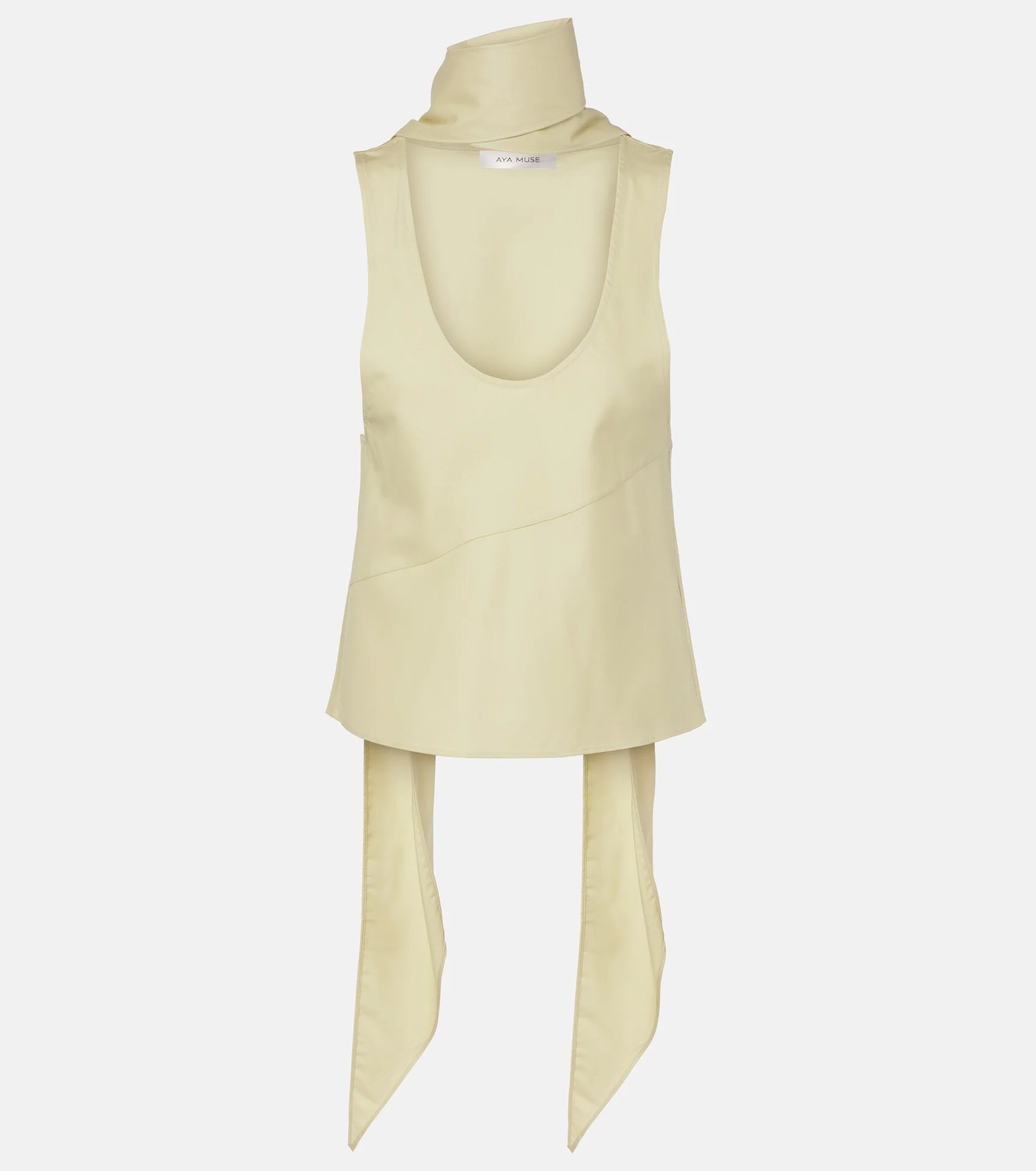 Olena scarf-detail top - 1
