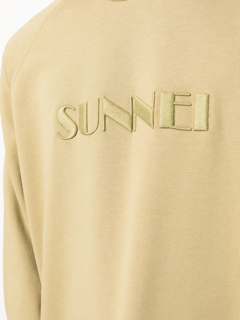 logo-embroidered crew-neck sweatshirt 5