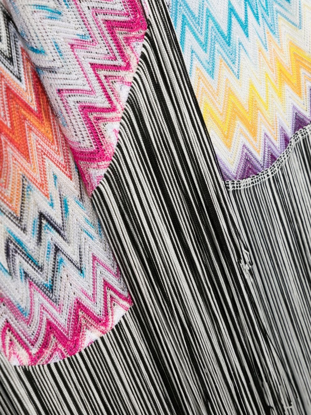 zigzag woven scarf - 2