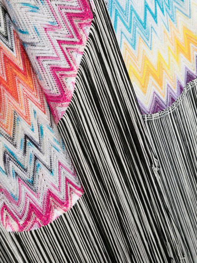 Missoni zigzag woven scarf outlook
