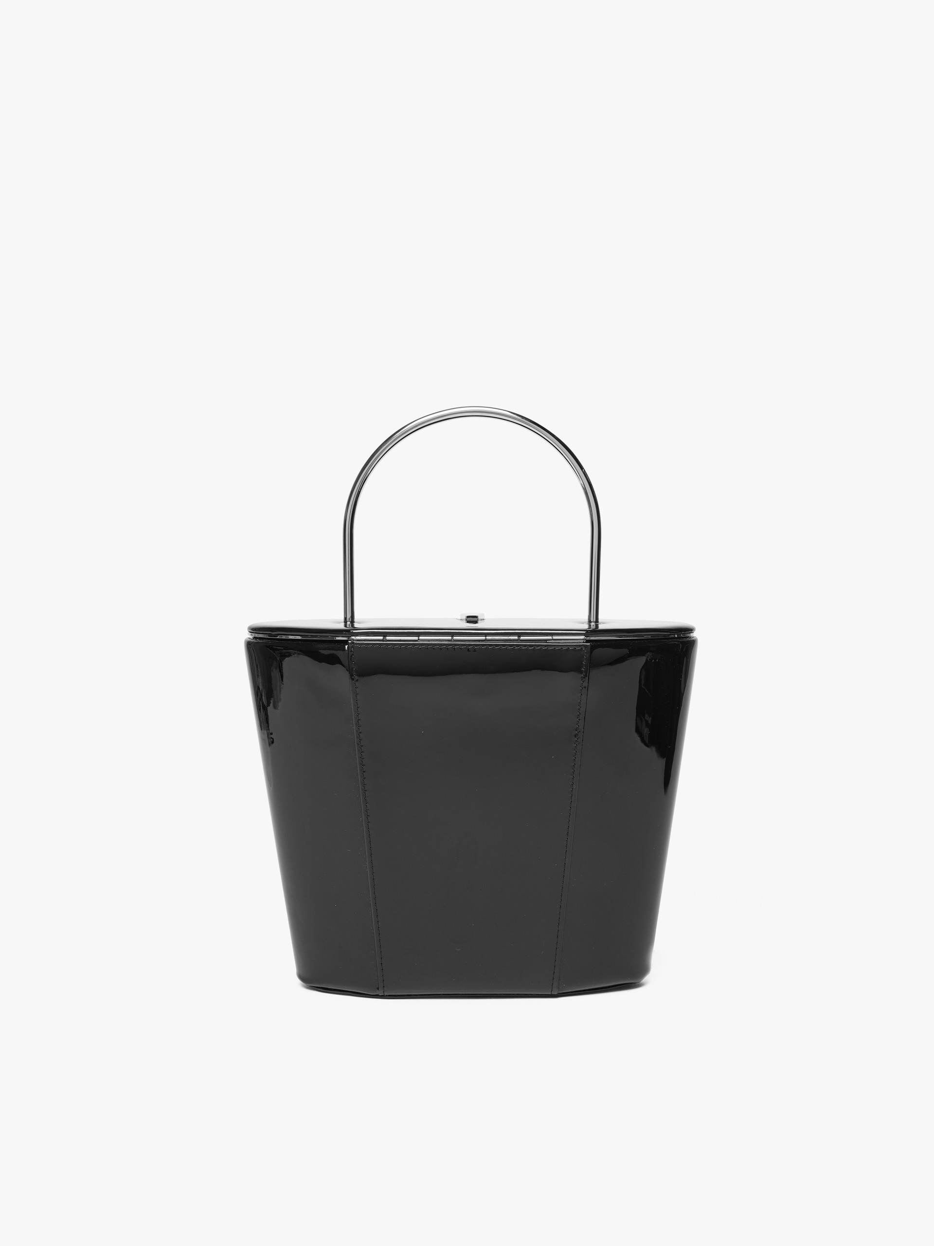 Sportmax MASSA Patent-leather bucket bag | REVERSIBLE