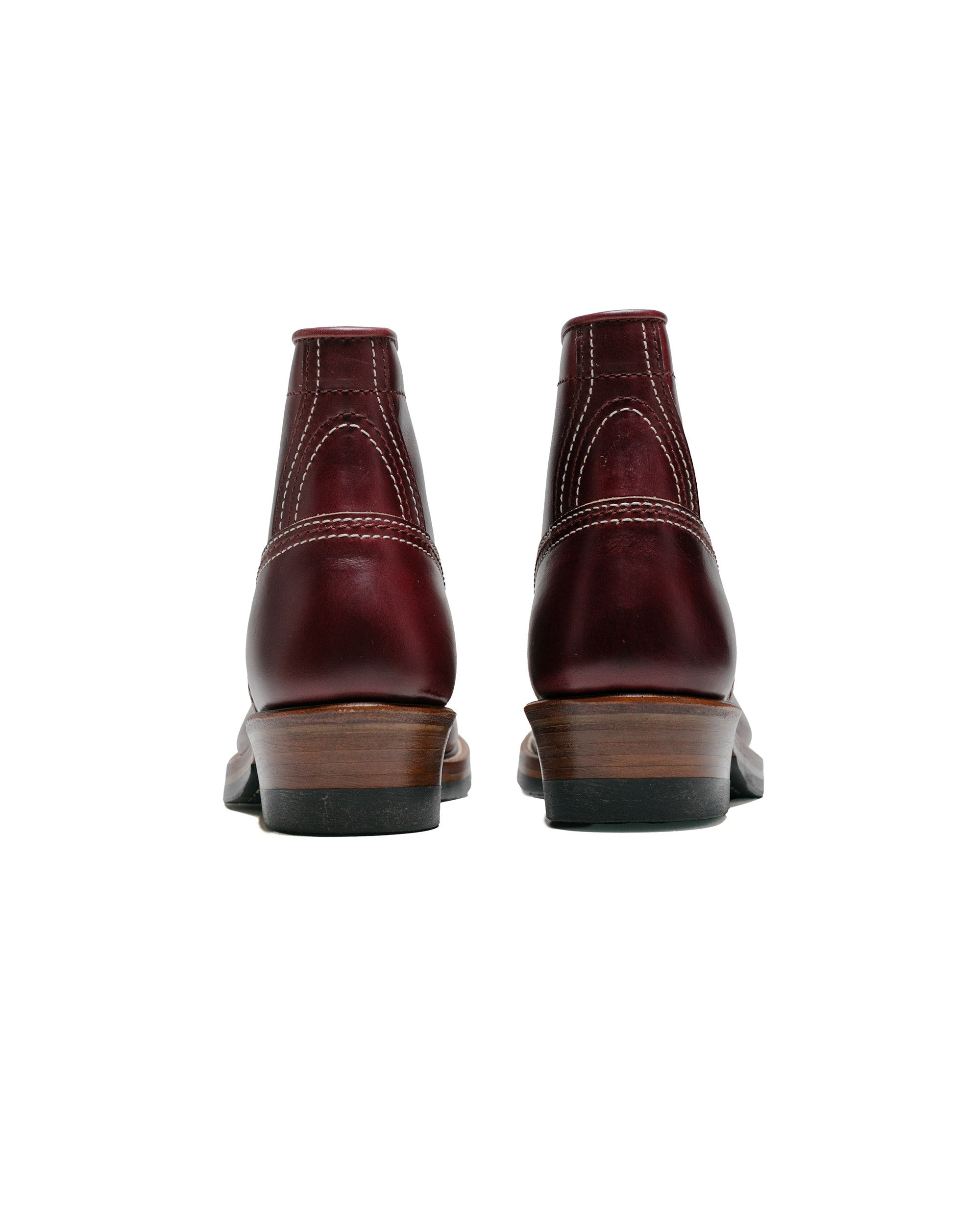 Donkey Puncher Boots Horween Leather CXL Burgundy - 4