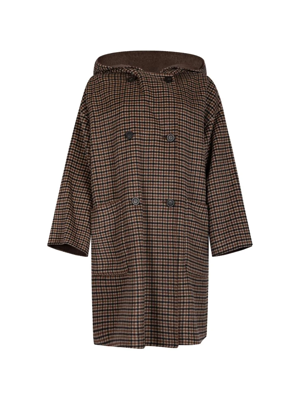 reversible hooded coat - 1