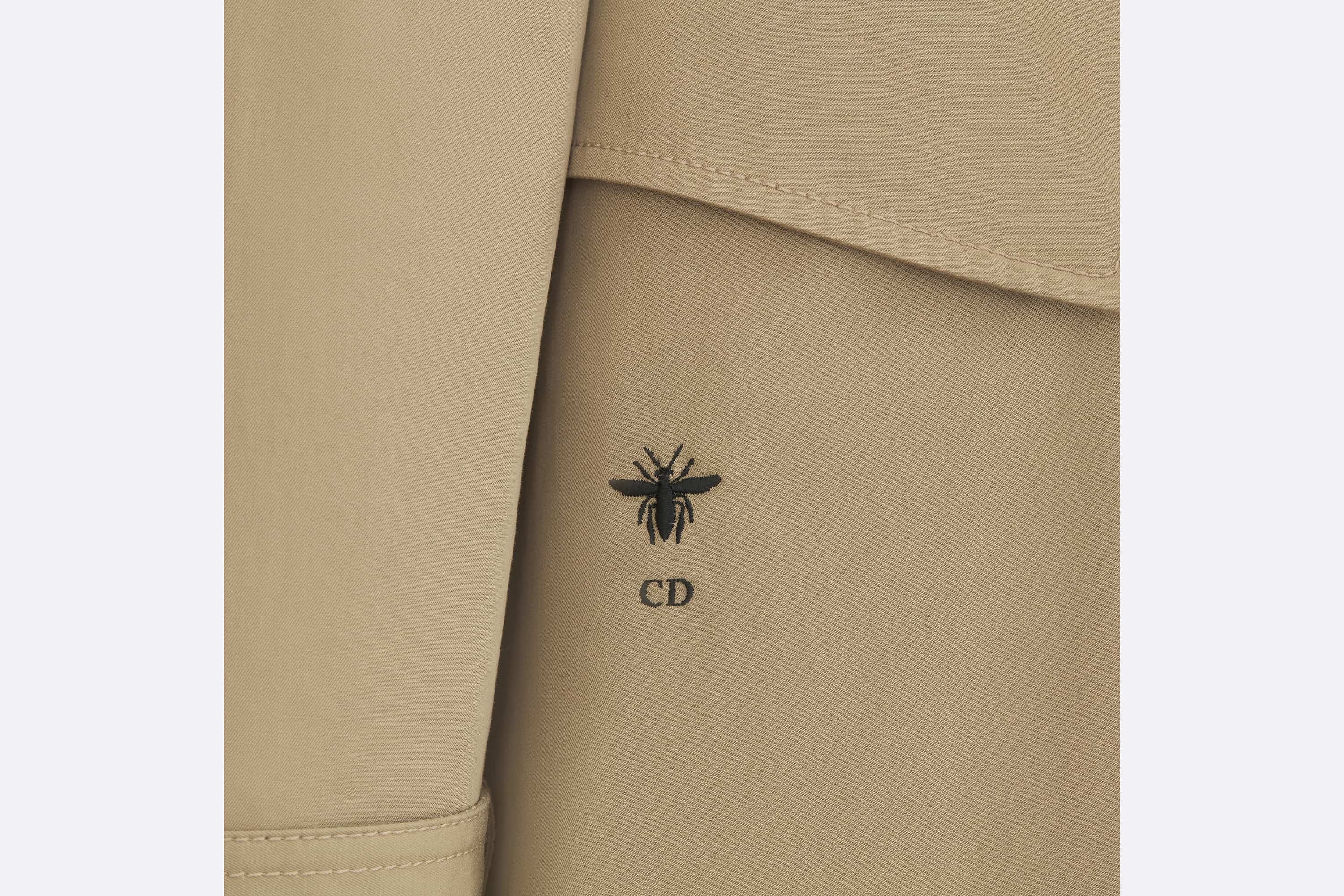 【DIOR】 Belted Trench Coat with Criss Cross Collar Dior Belted Trench Coat with Criss Cross Collar - Coats