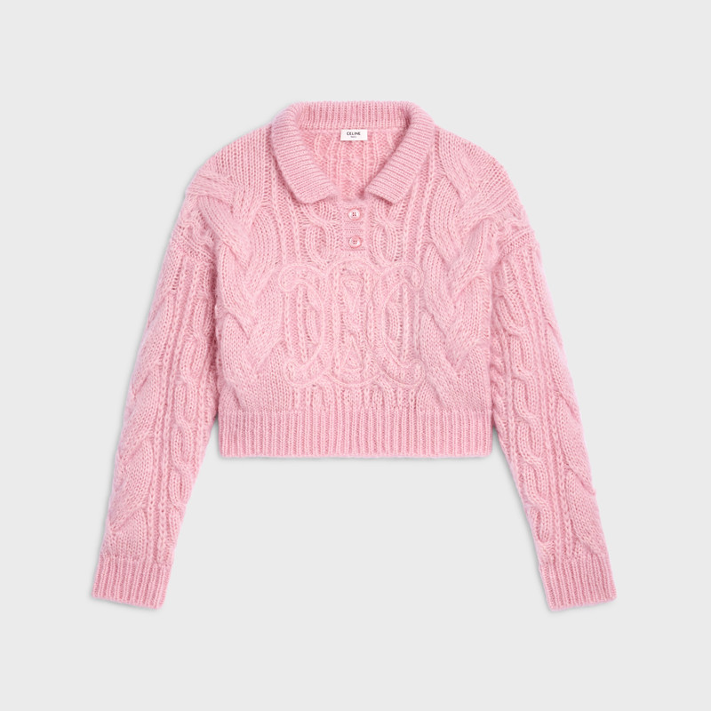 sweater IN aran mohair and wool 1