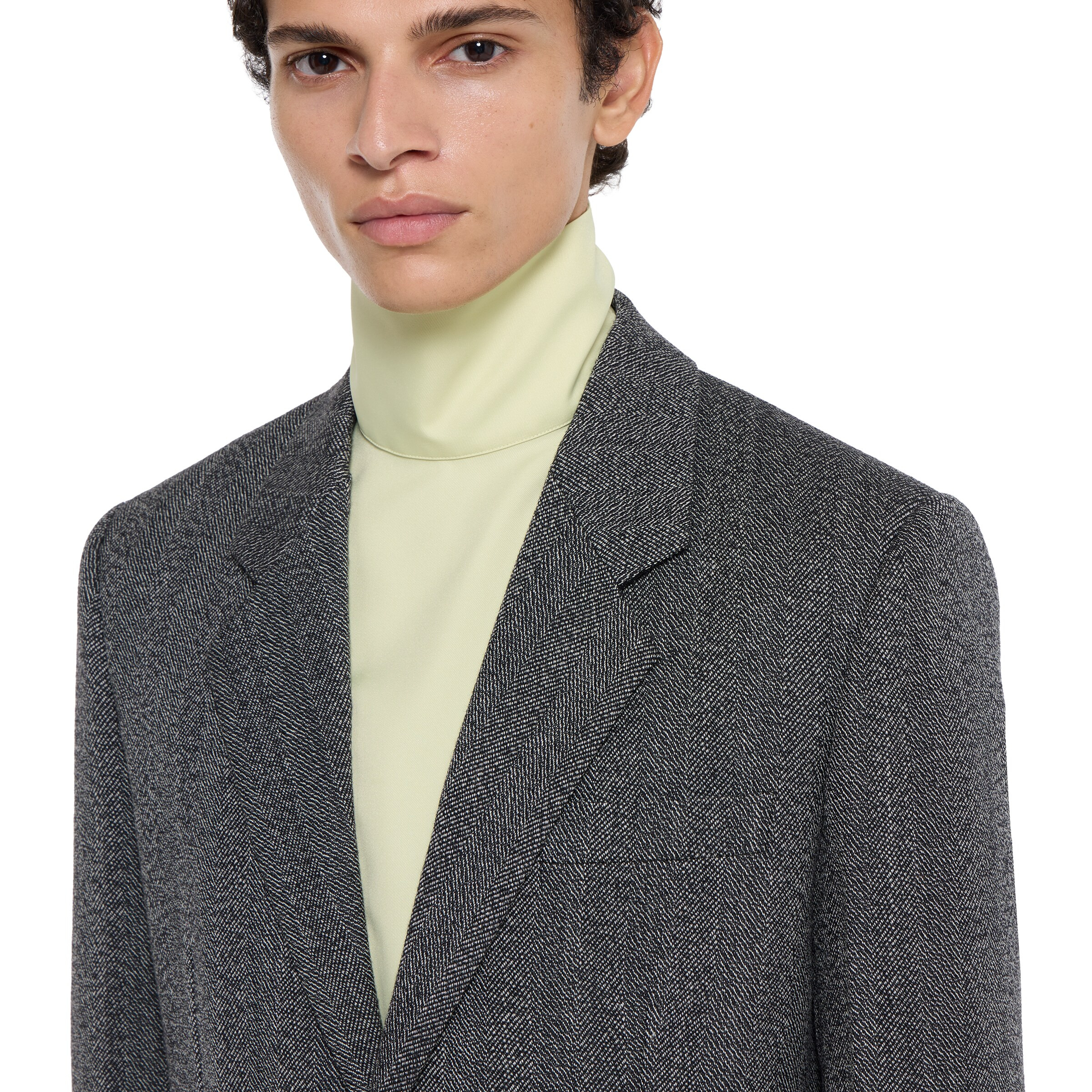 Wool mouliné jacket - 5