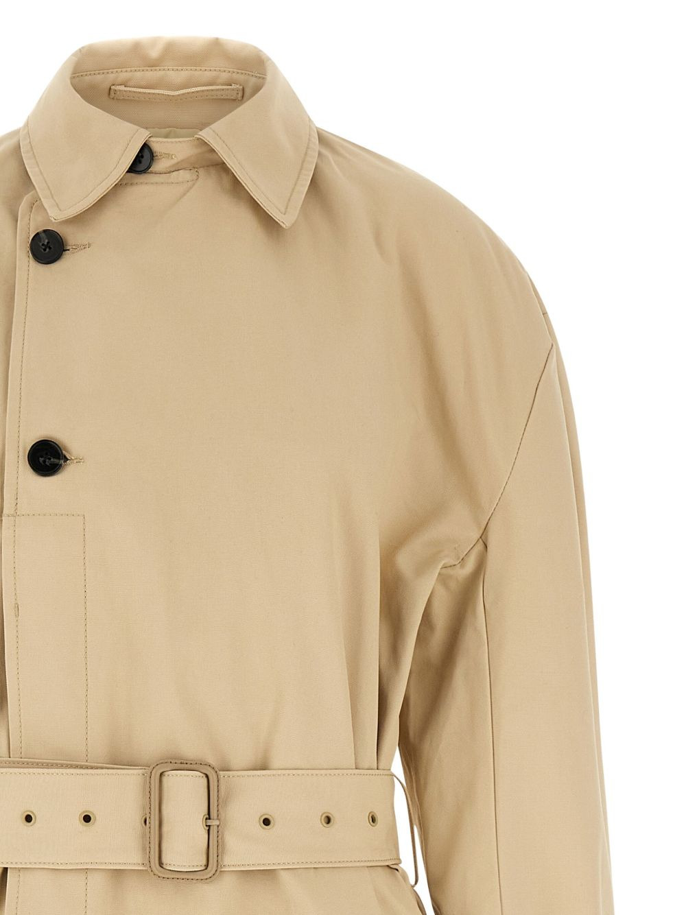 cape-detail trench coat - 3