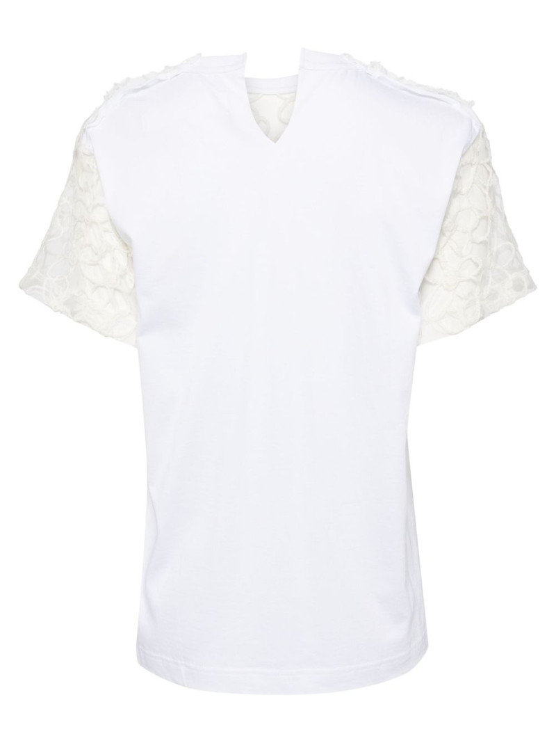 TAO Comme Des Garçons corded lace T-shirt outlook