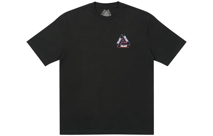 PALACE Basically A Tri-freg Black Alphabet Printing Round Neck Short Sleeve Unisex P20TS002 - 2