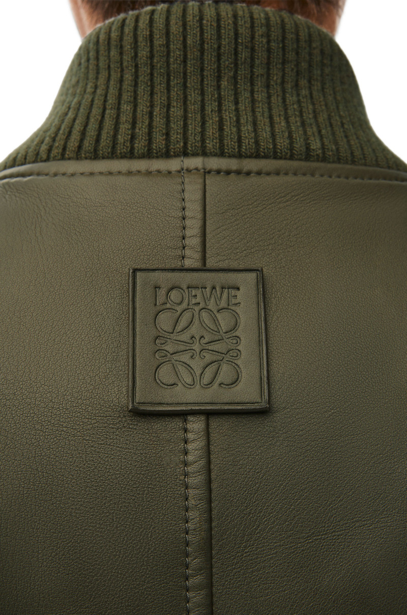 Bomber jacket in nappa lambskin 5