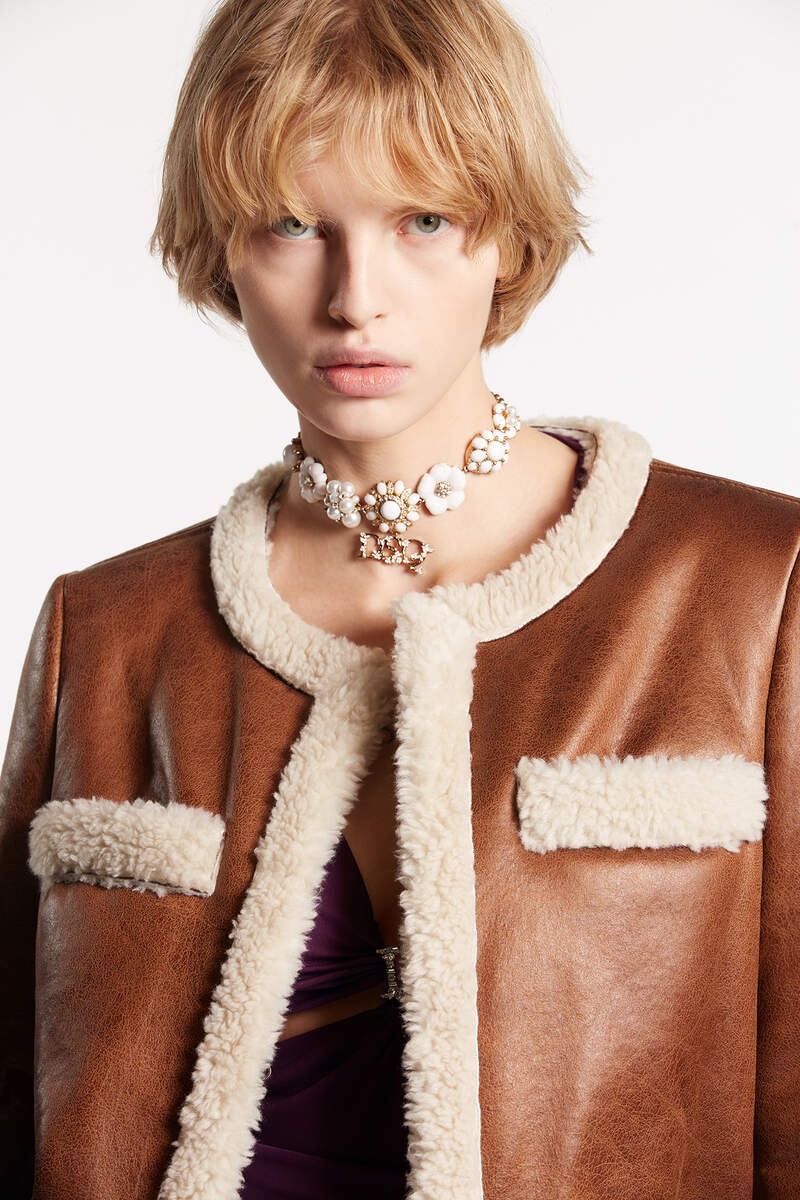 FAUX SHEARLING COAT - 5