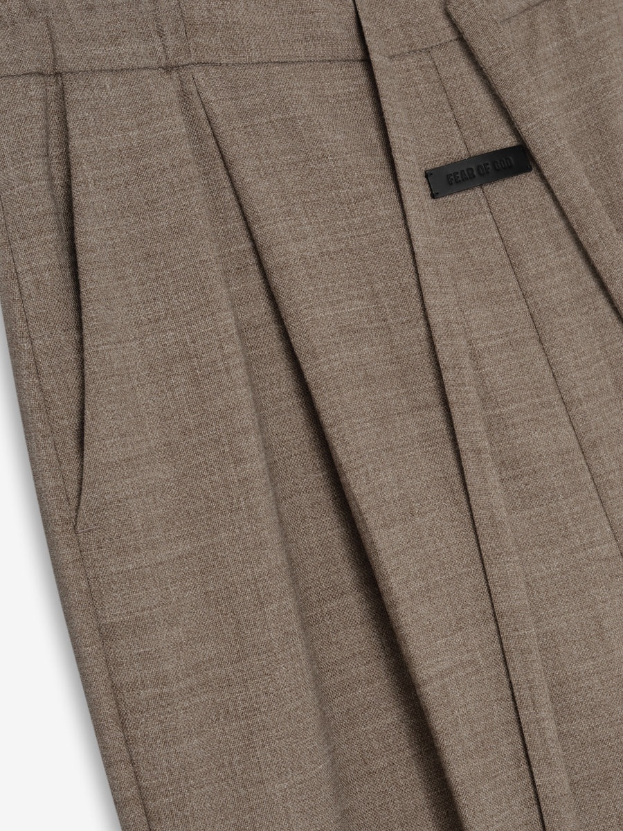 High Twist Wool Drawstring Straight Pant - 4