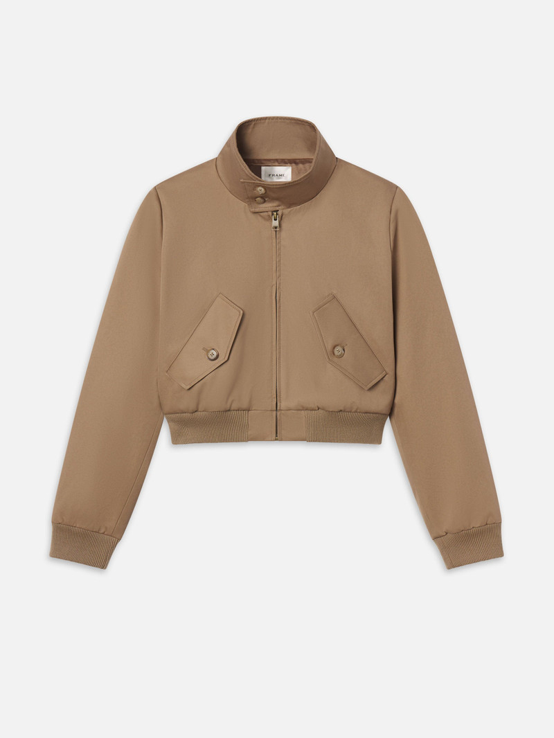 The Harrington Jacket in Beige 1