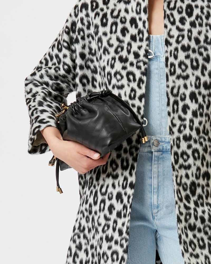 SLOUCHY MERINE LEATHER SHOULDER BAG - 3