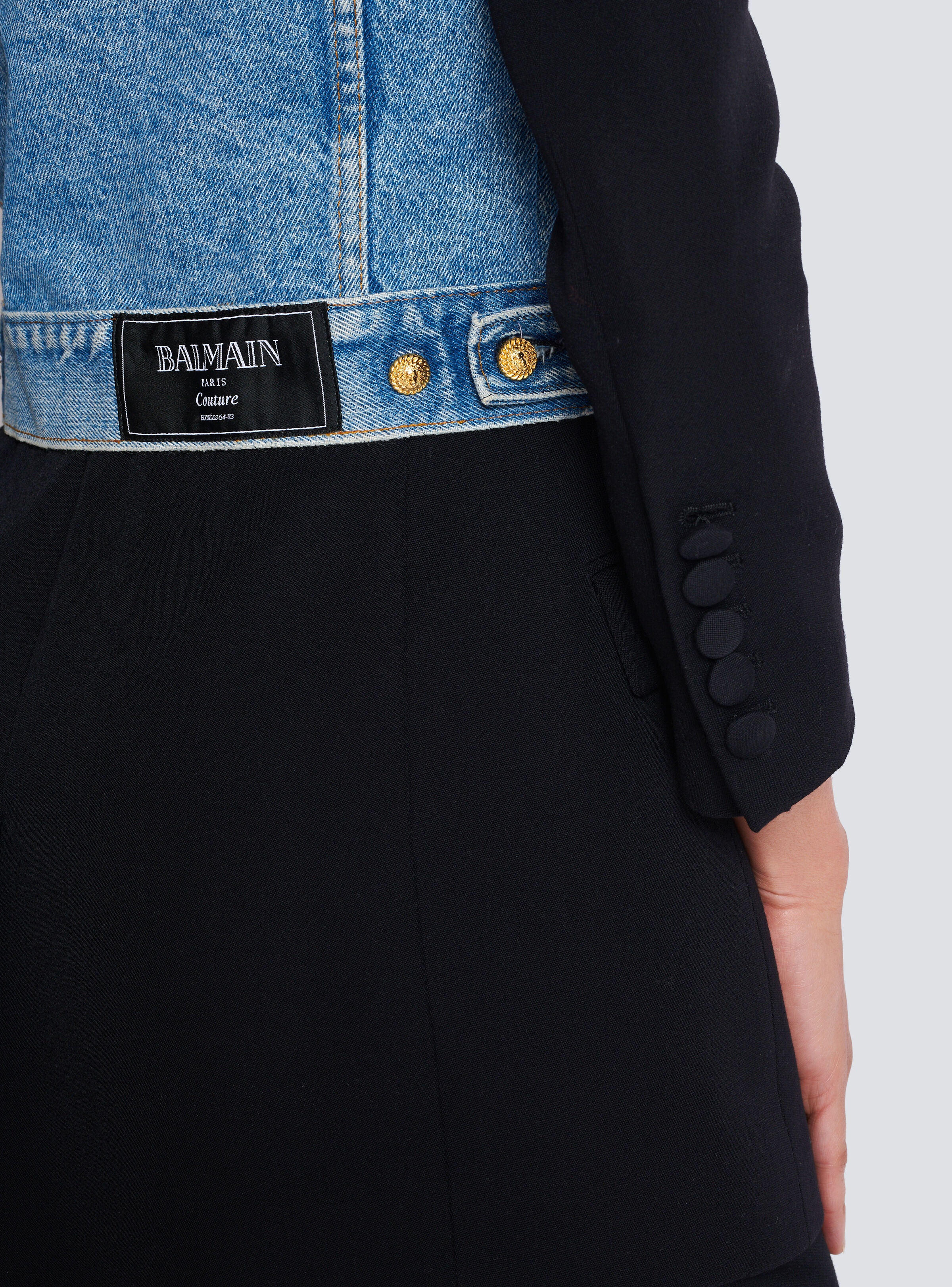 1-button bi-material jacket - 8