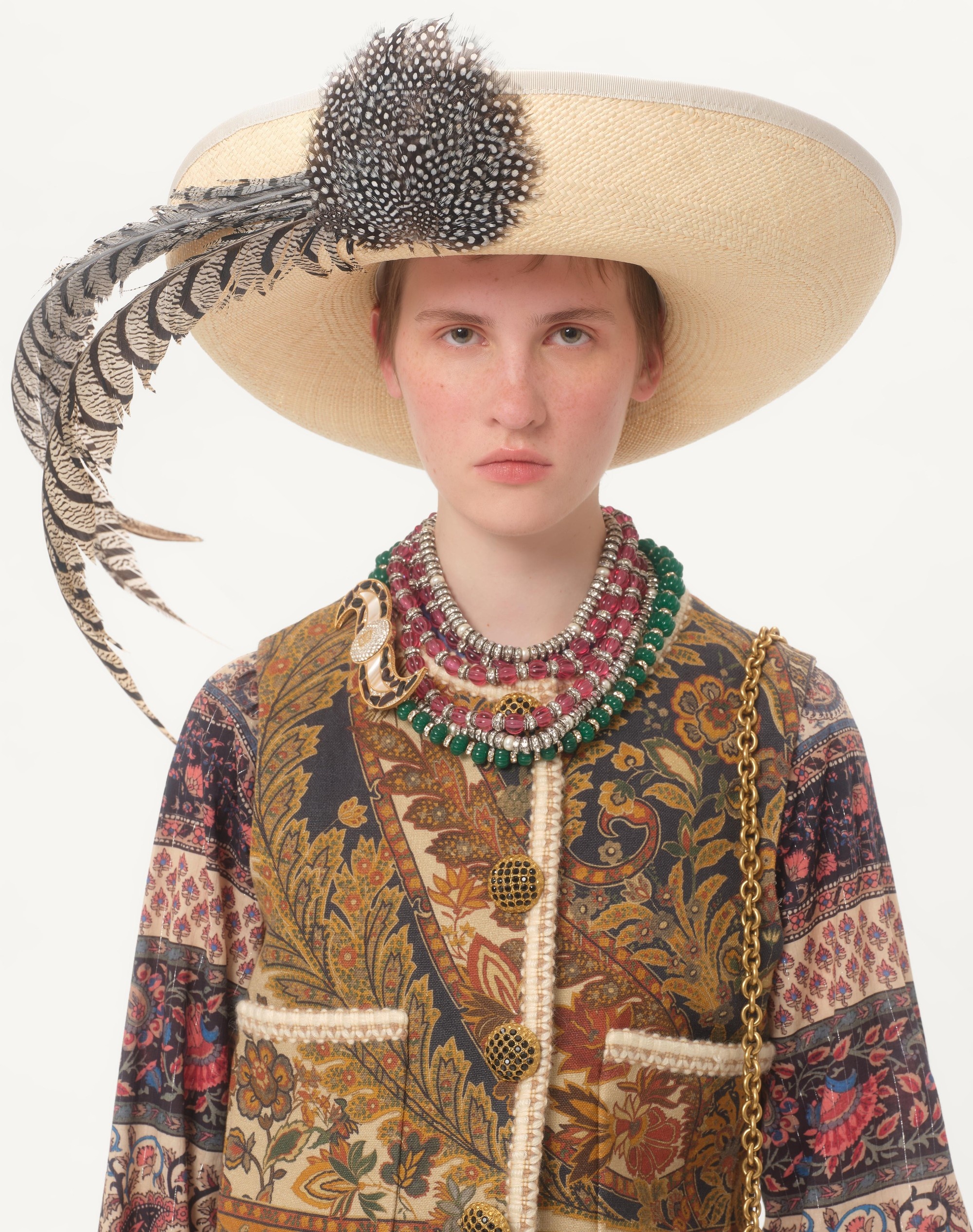 CANAPONE VEST WITH VOYAGE IMAGINAIRE PAISLEY PRINT - 4