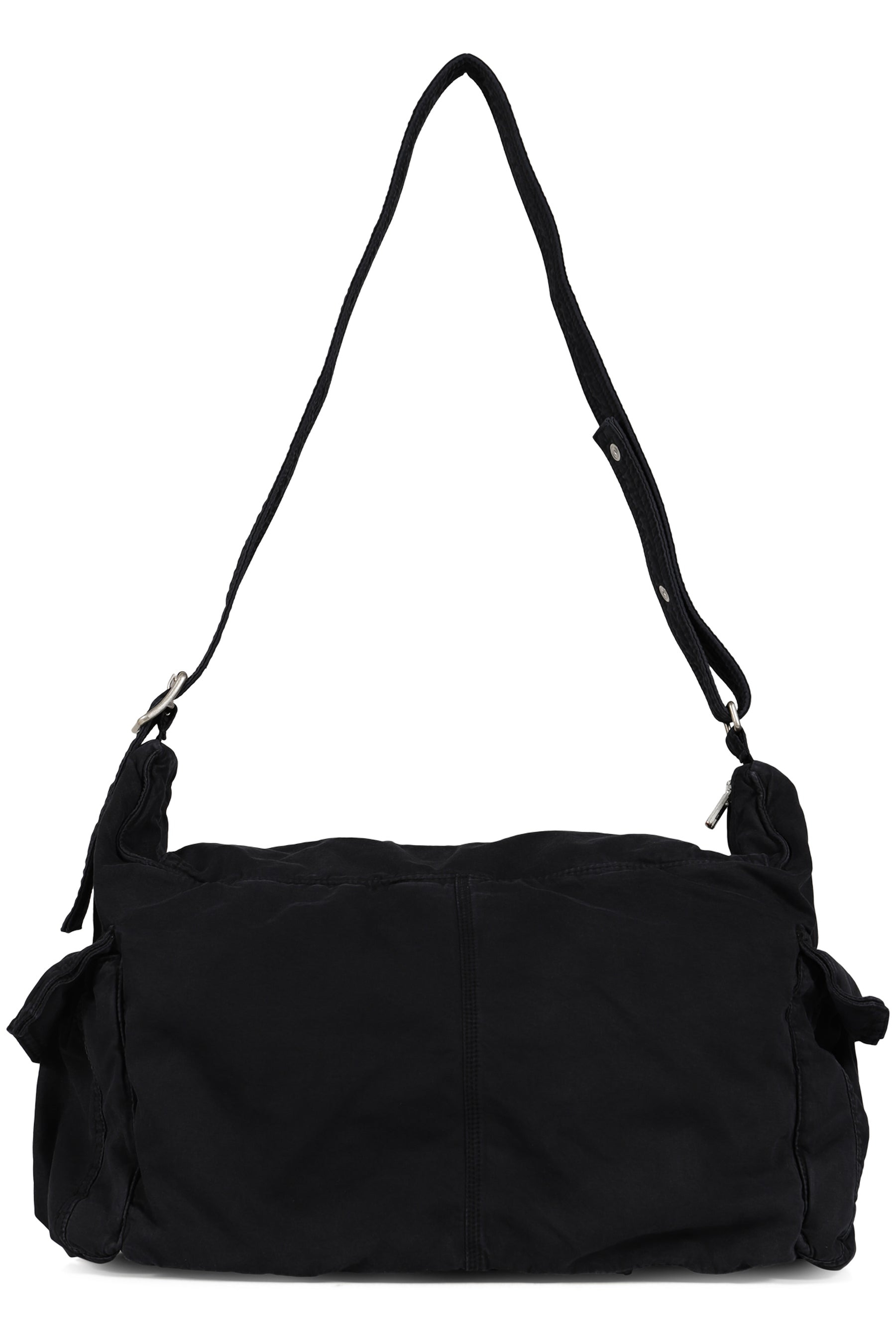 TWILL CARGO BAG WOVEN / BLACK - 3