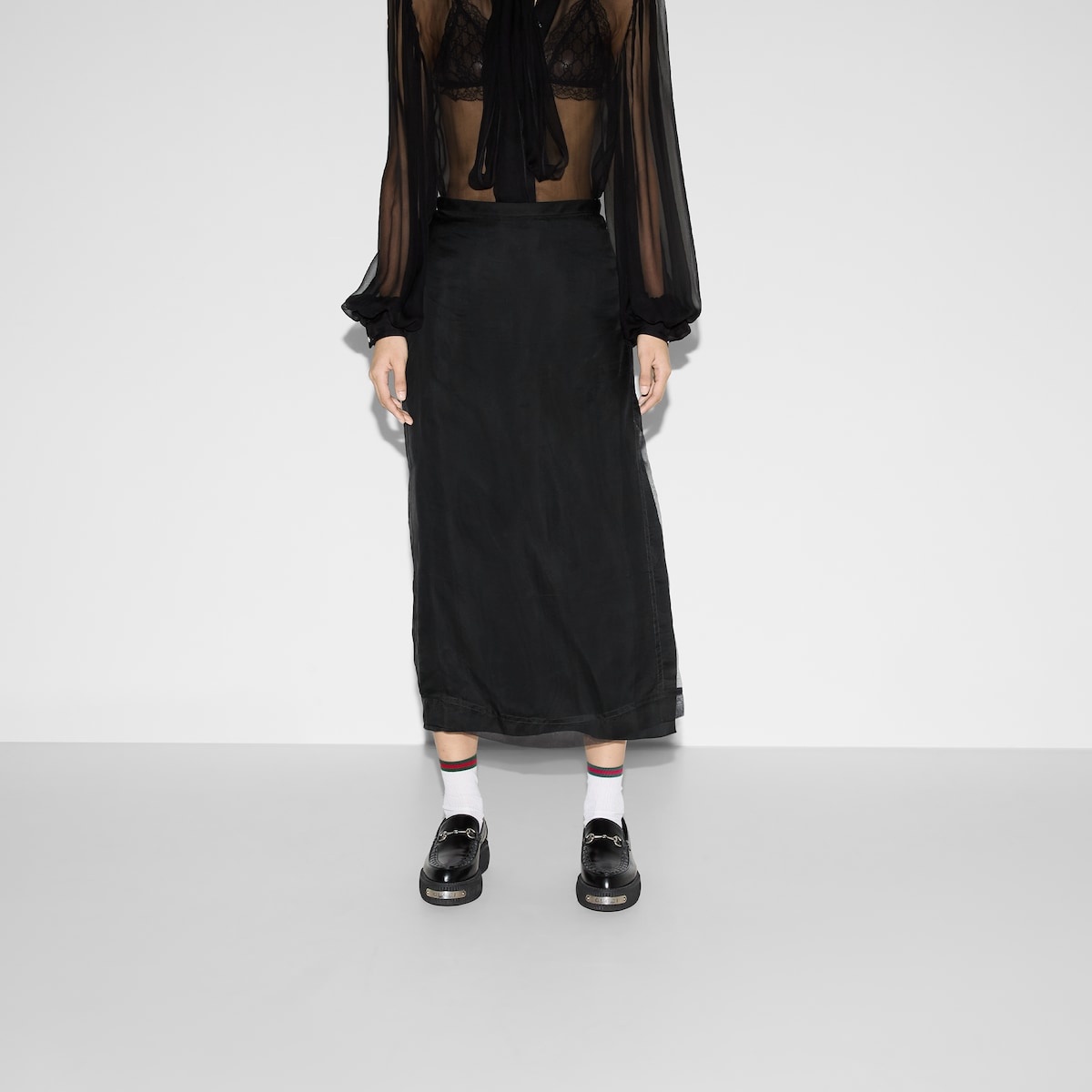 Silk organza skirt - 3