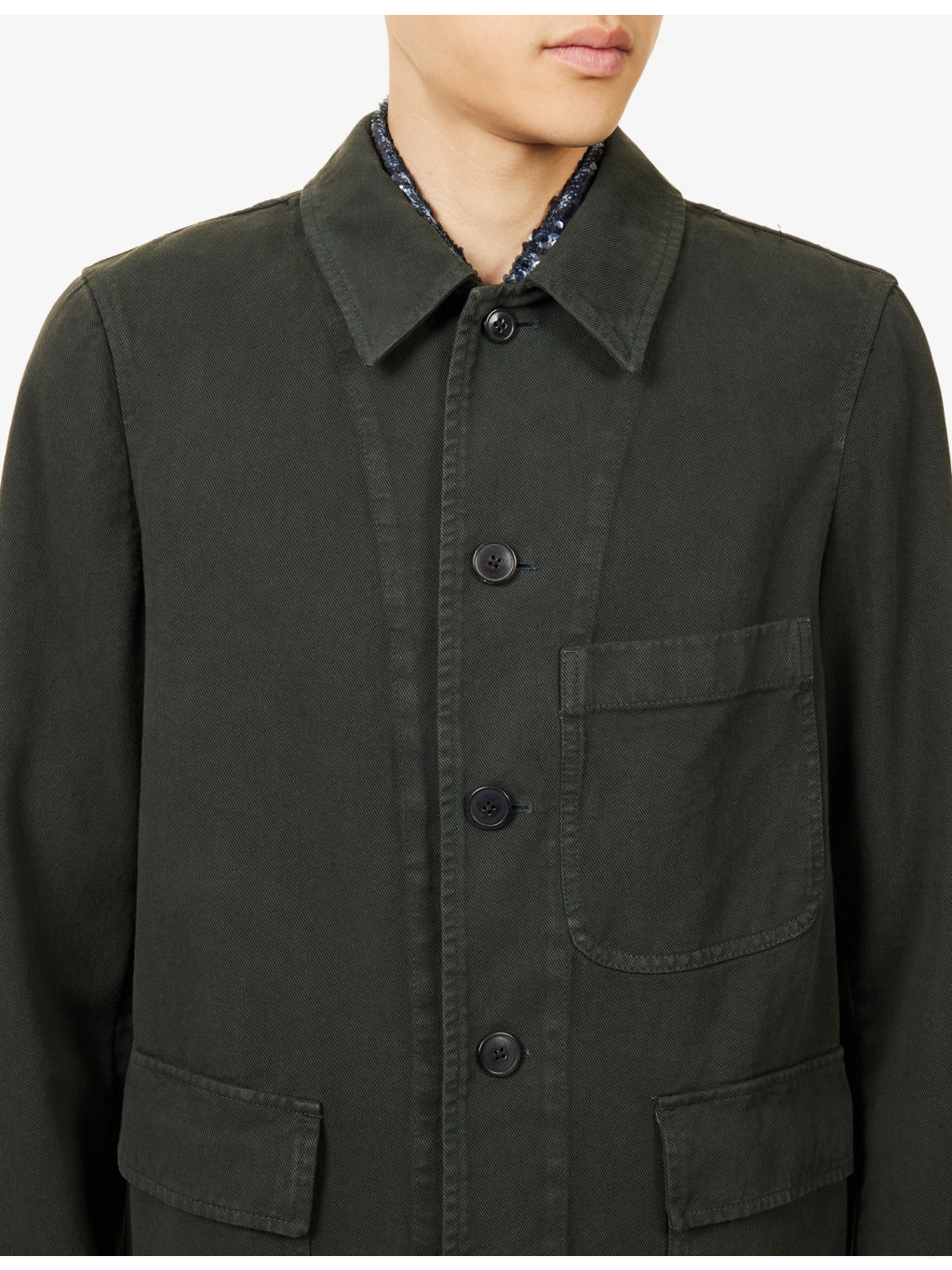 Braxton Flap-Pocket Cotton Jacket - 5