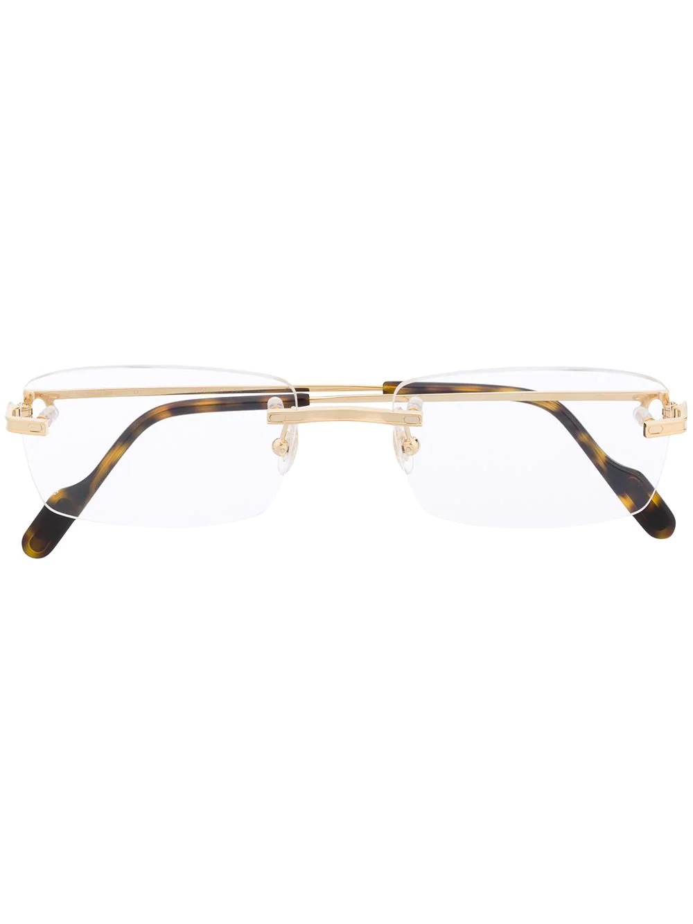 Première de Cartier rectangular-frame glasses - 1