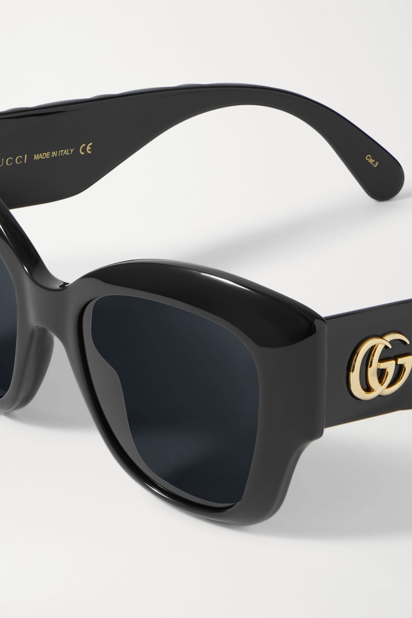 Cat-eye acetate sunglasses - 3