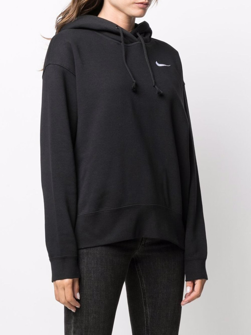 Swoosh-embroidered hoodie 3